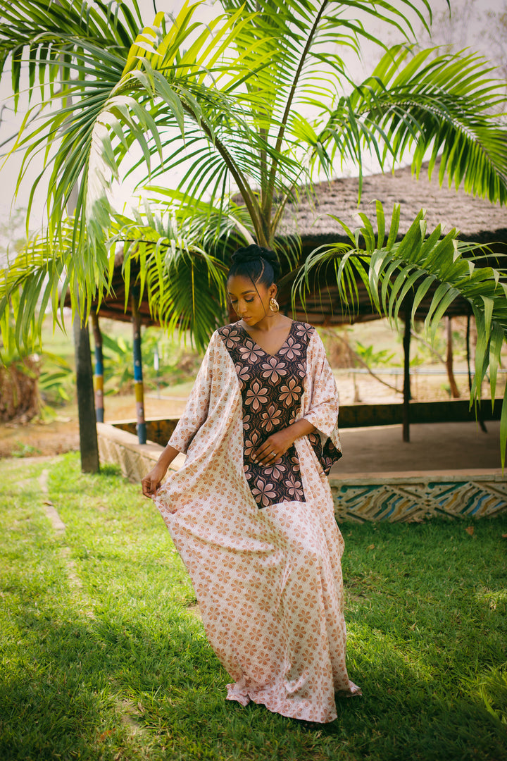 THE REVERIE RELAX SILK KAFTAN