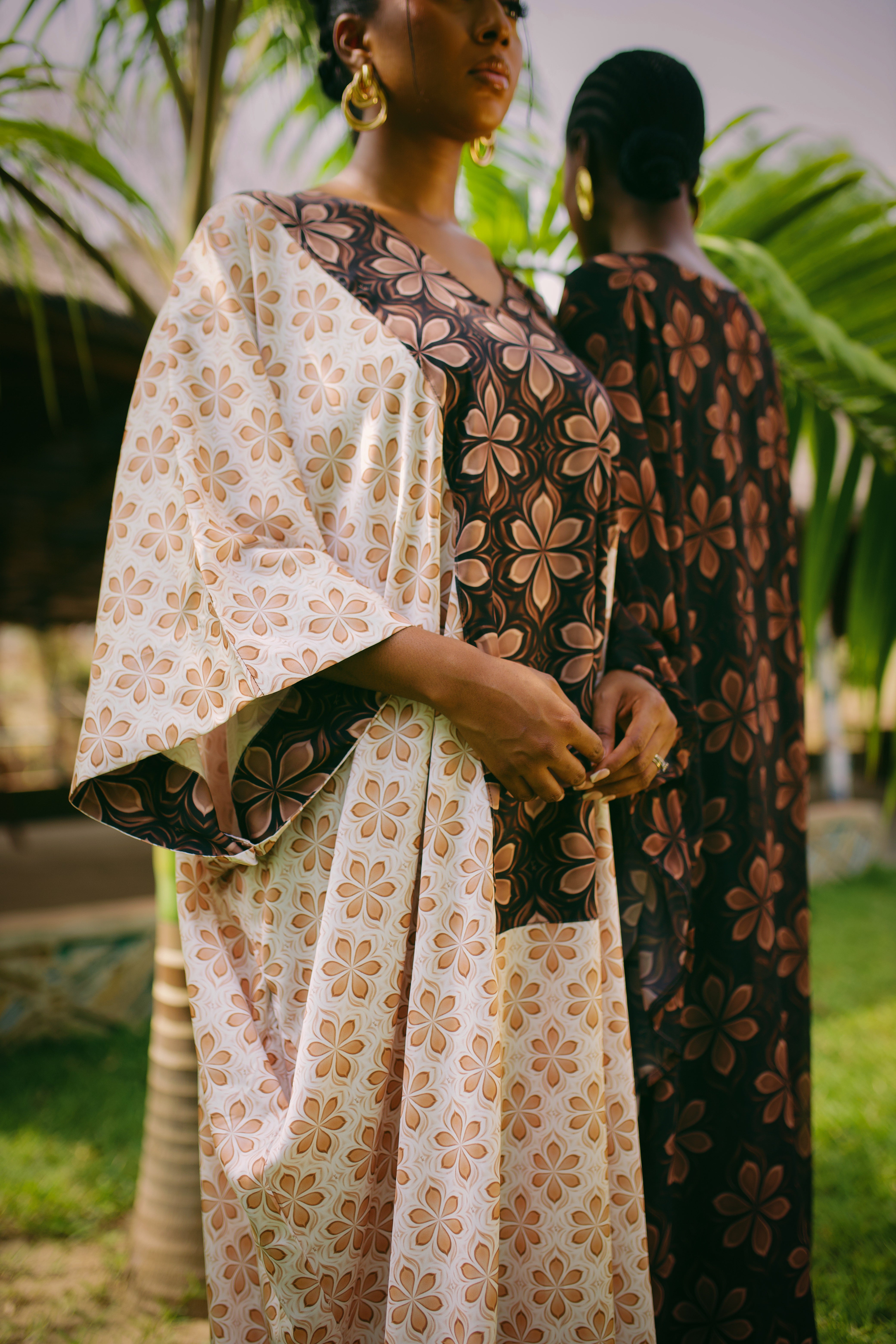 THE REVERIE RELAX SILK KAFTAN