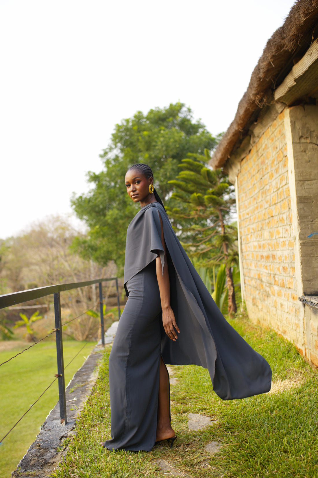 THE LAYALI DRAPE DRESS
