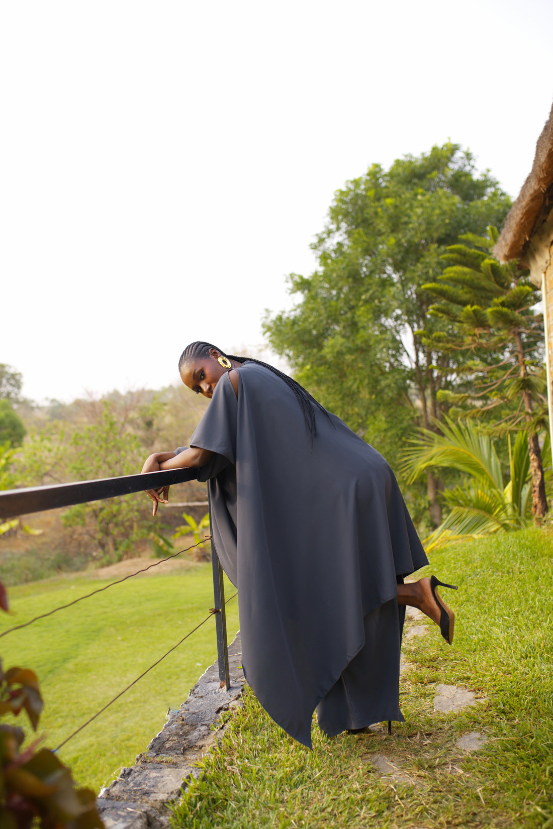 THE LAYALI DRAPE DRESS