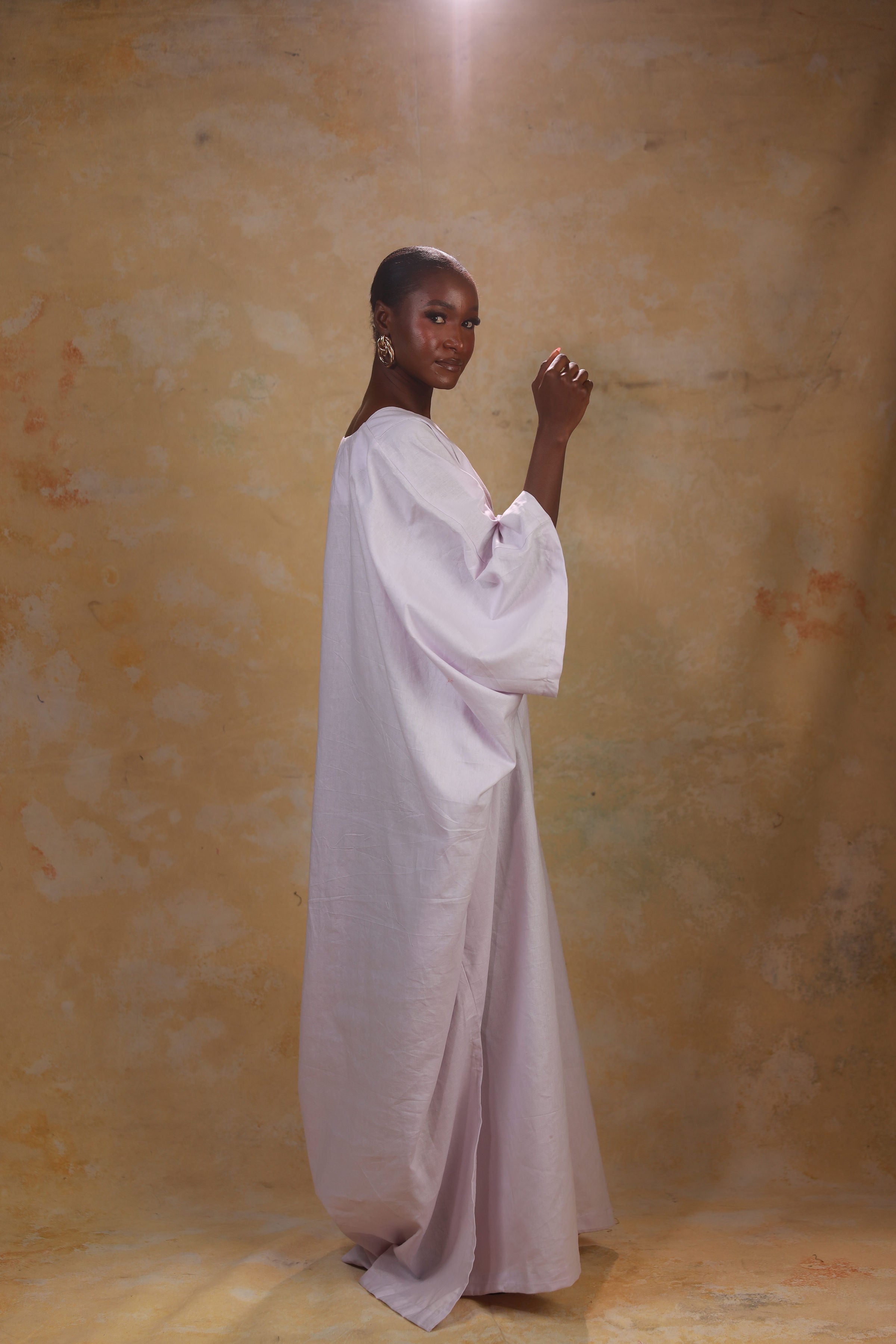 GOLDEN HOUR RELAXED LINEN KAFTAN