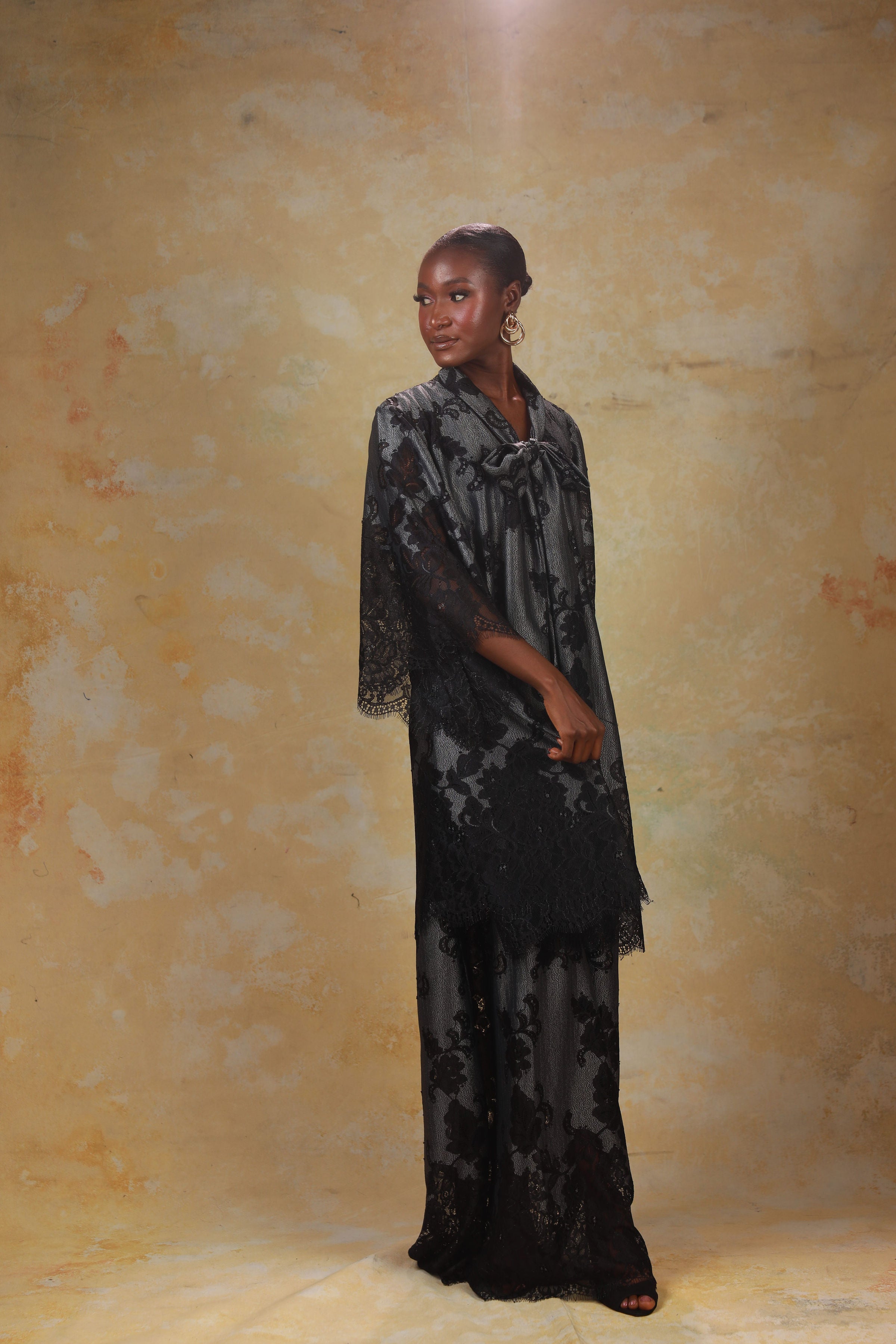 SERAPHINA LACE KAFTAN TWO PIECE